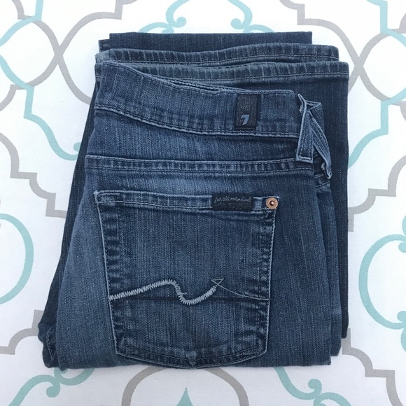 💙👖AWESOME! 7FAM BOOTCUT👖💙27 3/4 32” VVGUC - Picture 8 of 8